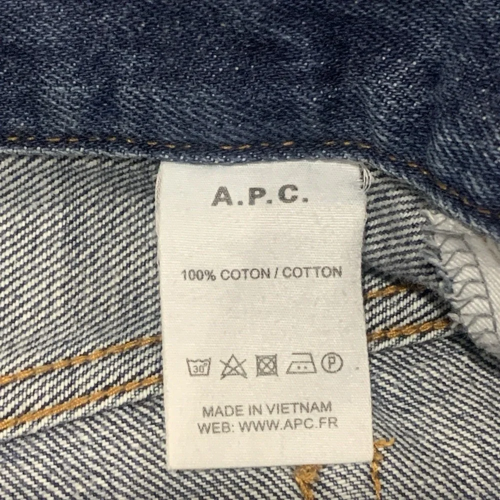 A.P.C. SELVEDGE Men's Jeans Standard Size 30x30 - Button Fly 100% COTTON